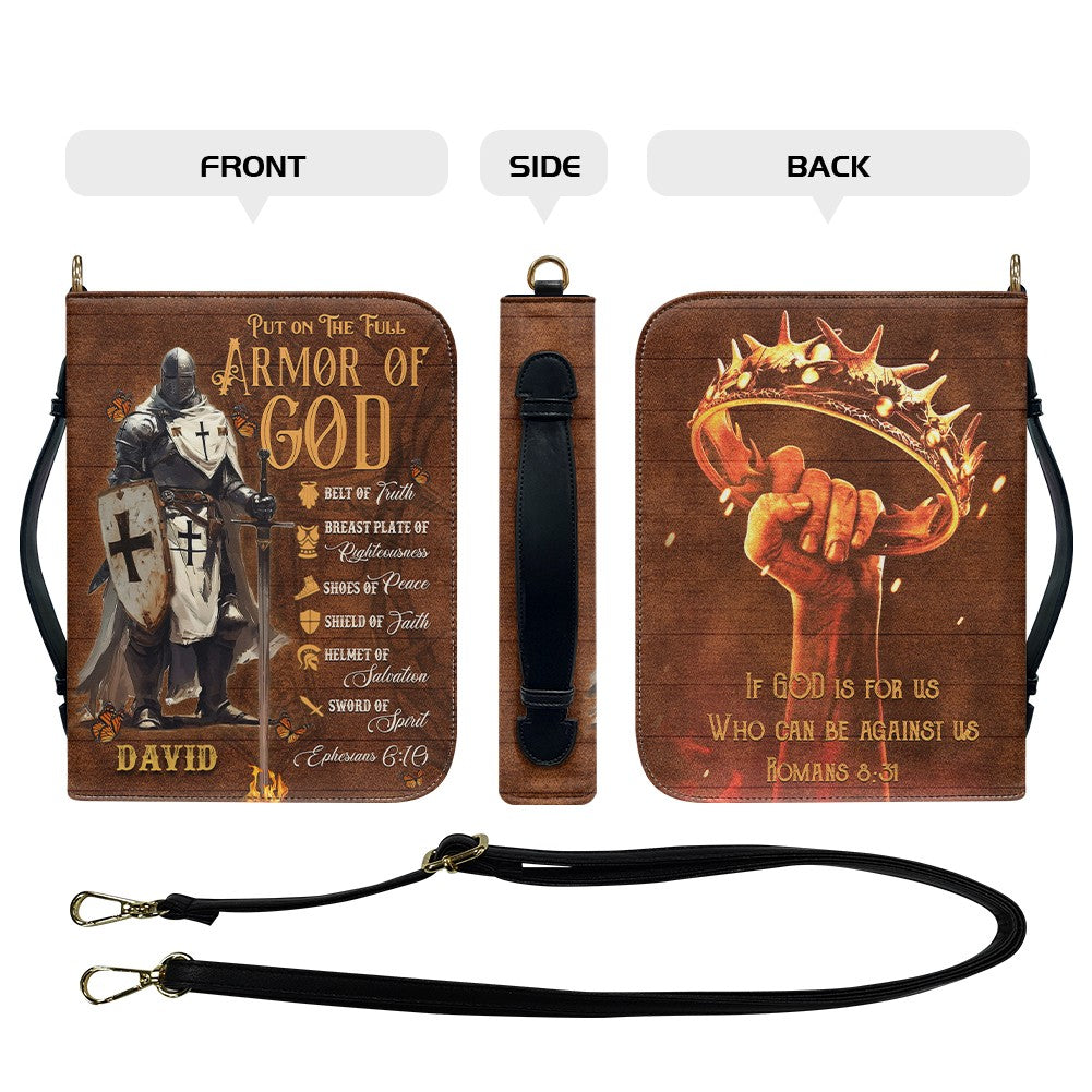 CHRISTIANARTBAG Bible Cover - Put On The Full Armor Of GOD – Personalized Bible Cover Armor OF GOD - CAB01052325