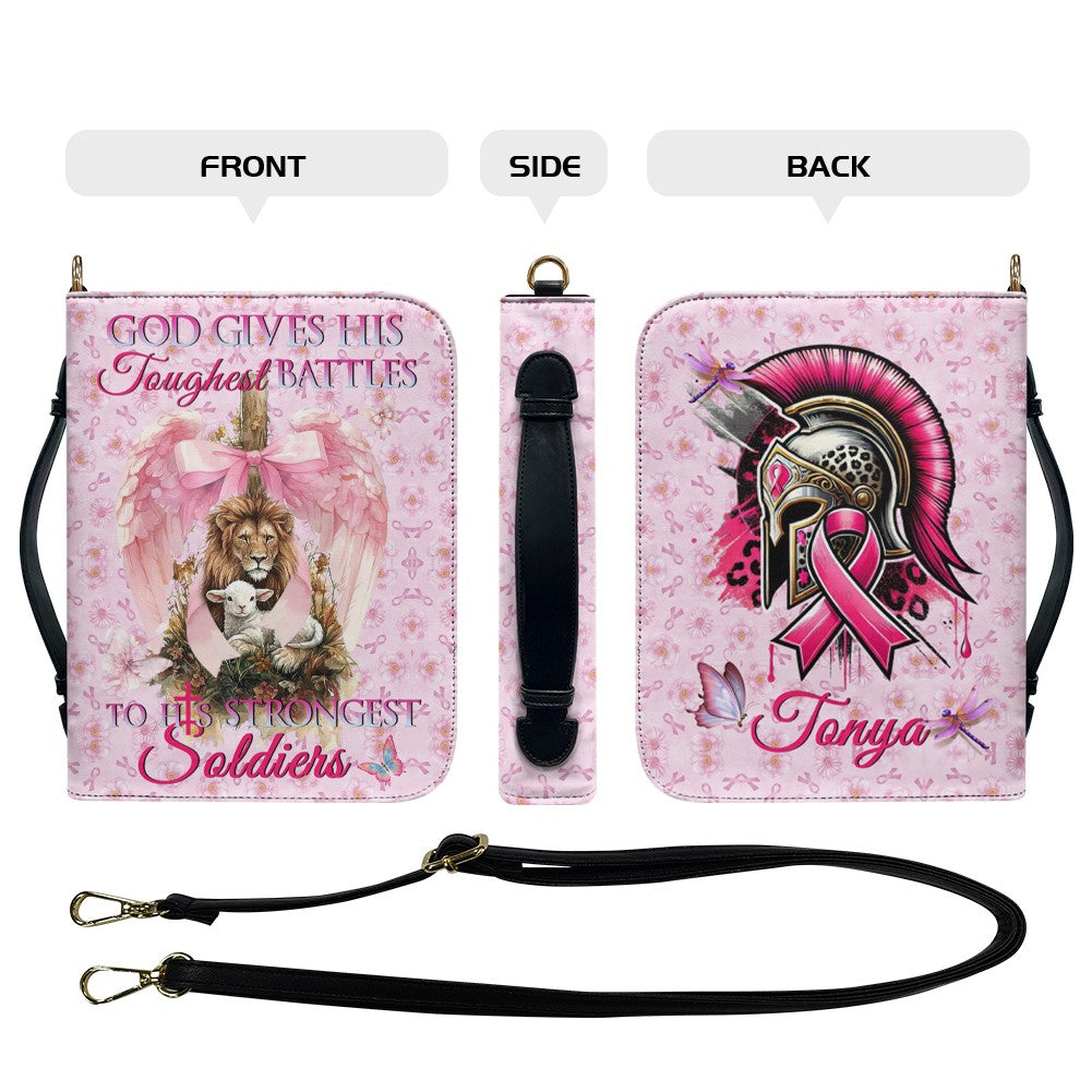 CHRISTIANARTBAG Bible Cover - Empowering Faith for Cancer Warriors - Gift of Faith for Cancer Fighters Bible Cover, CABBBCV01122424