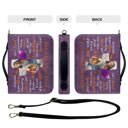CHRISTIANARTBAG Bible Cover - I Can Only Imagine – Custom Name, Image, Color - Personalized Bible Cover  – CHRISTIANARTBAG Gift for Christians