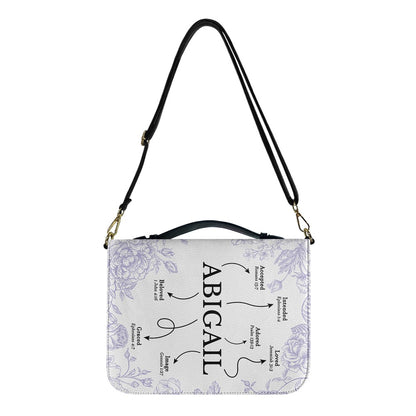 CHRISTIANARTBAG Bible Cover - Uncover the sacred meaning of your name - She is Clothed With Strength and Dignity - Personalized Bible Cover, CABBBCV01051525.