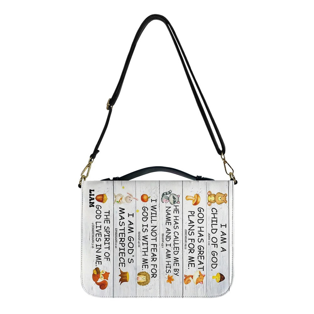 CHRISTIANARTBAG Bible Cover - I Am A Child Of GOD - Personalized Bible Cover, CABBBCV01180525.