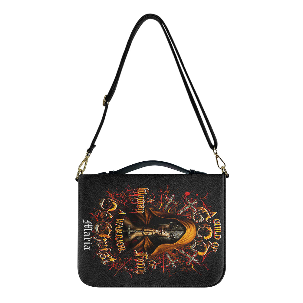 CHRISTIANARTBAG Bible Cover - A Child Of God A Woman Of Faith - Personalized Bible Cover – Custom Name – CHRISTIANARTBAG Gift for Christians CAB06280625
