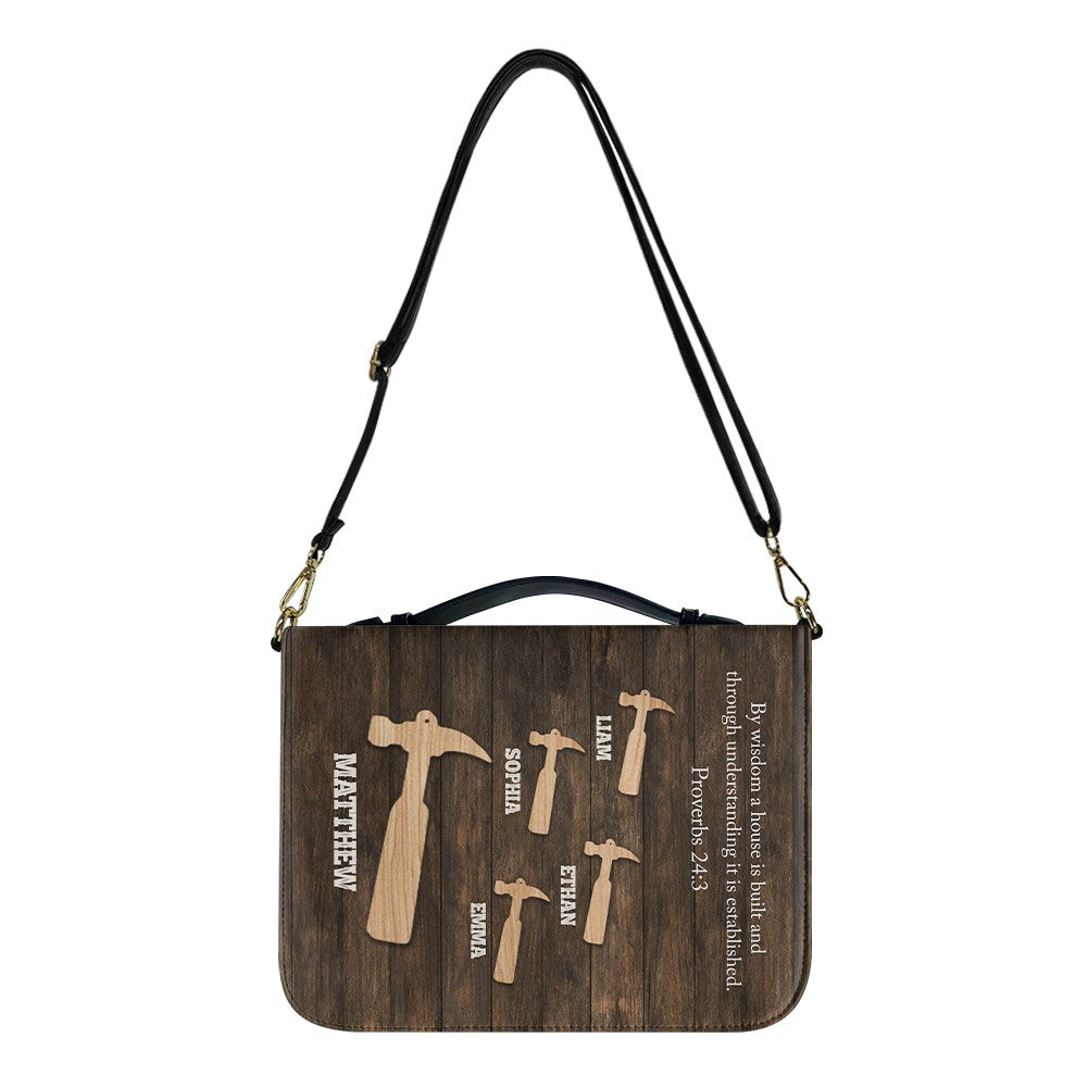 CHRISTIANARTBAG Bible Cover - Personalized Bible Cover for Dad – Custom Christian Gift with Name & Profession - CAB01052425