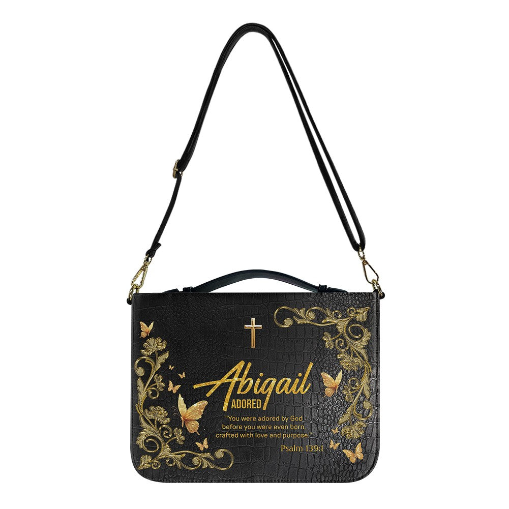 CHRISTIANARTBAG Bible Cover - Uncover the sacred meaning of your name - Personalized Bible Cover, CABBBCV01100625