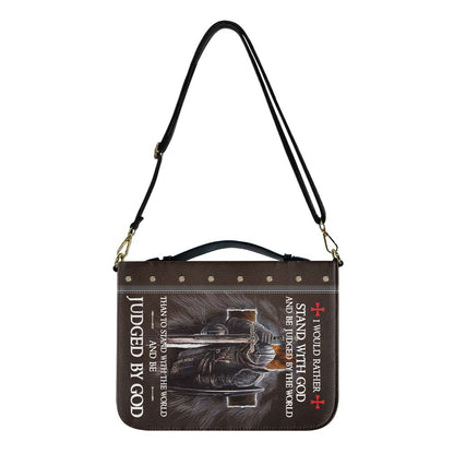 Personalized Bible Cover with Custom Name – Christian Knight Design, Each Letter Linked to Bible Verses