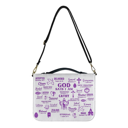 CHRISTIANARTBAG Bible Cover - Uncover the sacred meaning of your name - Personalized Bible Cover, CABBBCV0129924.