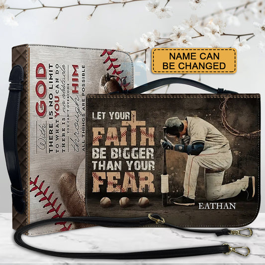 Christianartbag Bible Cover, Home Run Faith Bible Cover with Inspirational Sports Theme, CAB02301123.