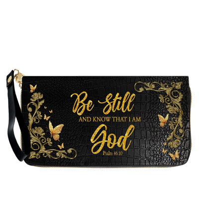 Personalized Leather Handbag with Custom Name & Bible Verse - Personalized Christian Leather Handbag & Wallet Set | CHRISTIANARTBAG™ CAB01010626