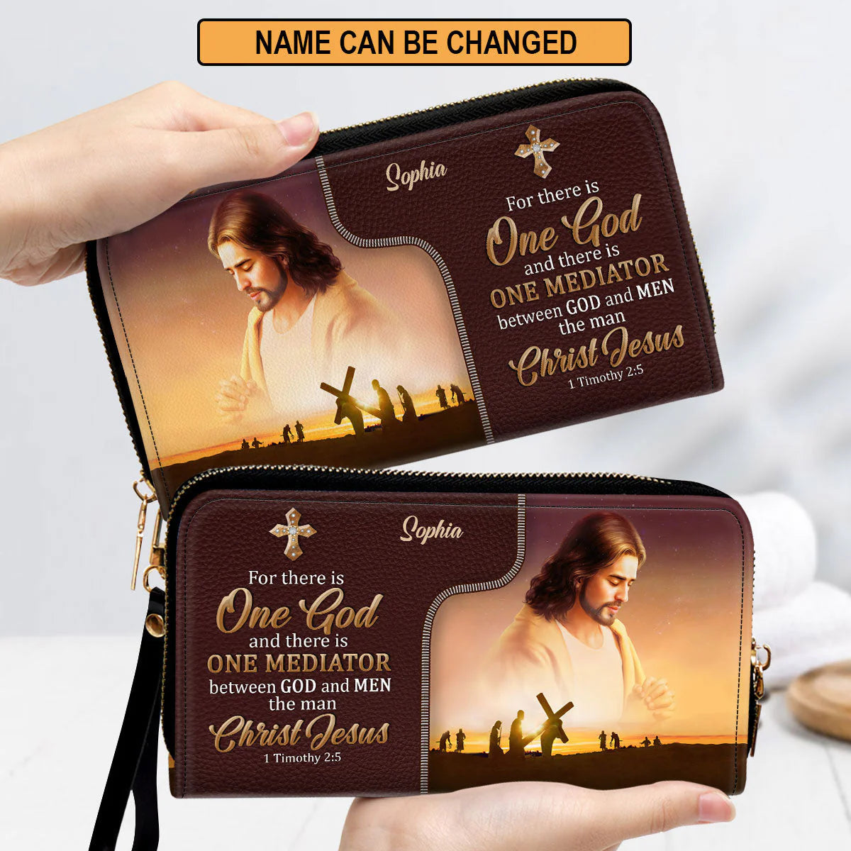 Christianartbag Handbag, There Is One Mediator Between God And Men The Man Christ Jesus, Personalized Gifts, Gifts for Women, Christmas Gift. - Christian Art Bag