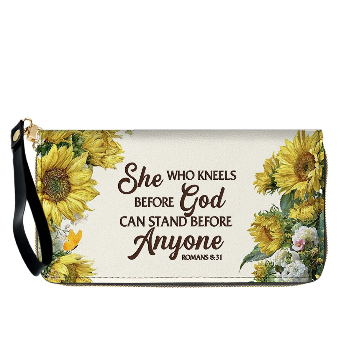 Personalized Christian Leather Handbag for Women – Custom Name & Bible Verse | CHRISTIANARTBAG CAB011426