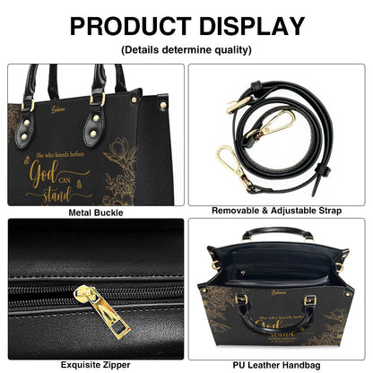 Personalized Leather Handbag Black with Bible Verse – Christian Gifts – Custom Christian Purse by CHRISTIANARTBAG