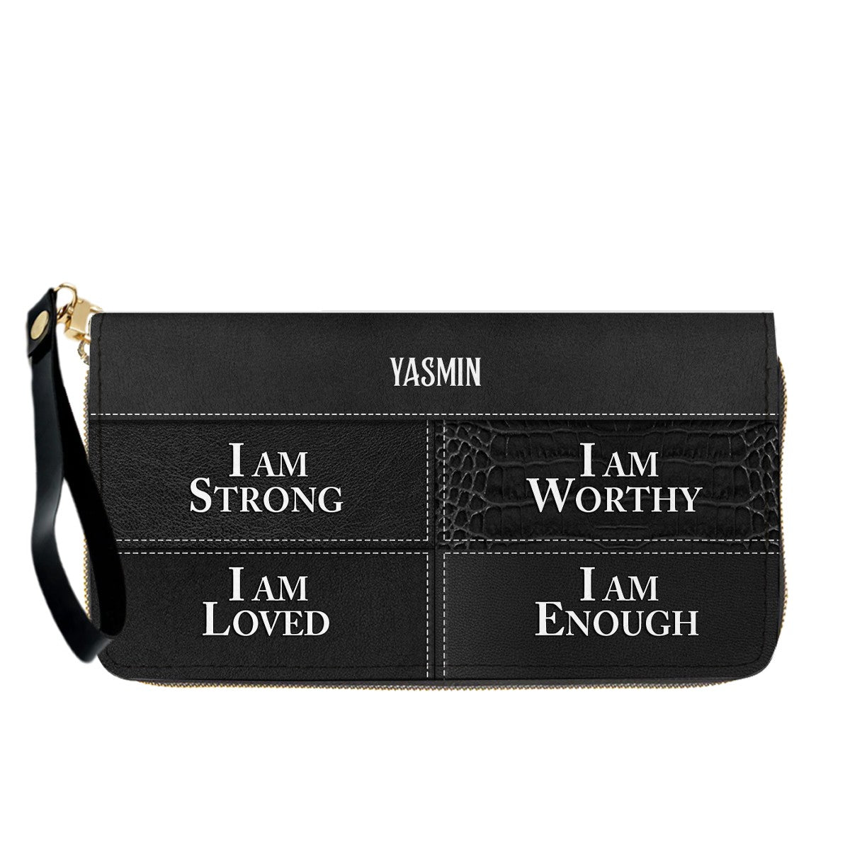 CHRISTIANARTBAG Personalized Leather Handbag & Long Wallet Set