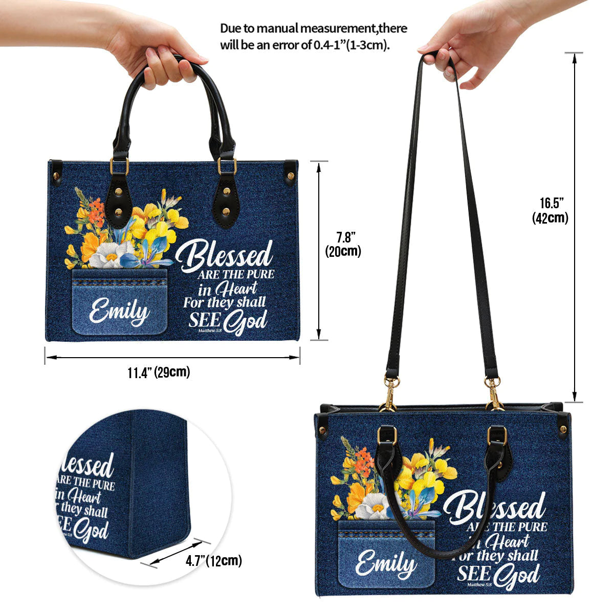 Christianart Handbag, This Is The Day That The Lord Has Made, Personalized Gifts, Gifts for Women, Christmas Gift. - Christian Art Bag
