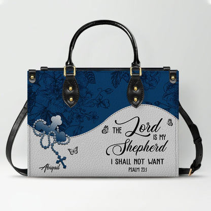 Personalized Leather Handbag with Bible Verses – Custom Christian Purse with Name | CHRISTIANARTBAG
