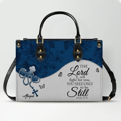 Personalized Leather Handbag with Bible Verses – Custom Christian Purse with Name | CHRISTIANARTBAG