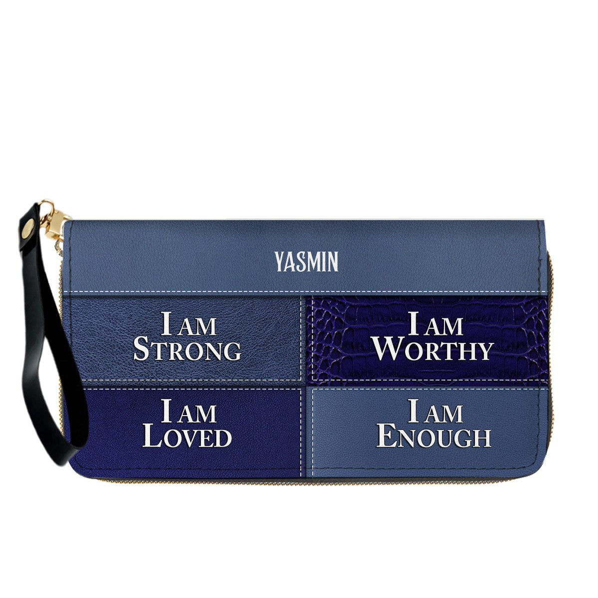 CHRISTIANARTBAG Personalized Leather Handbag & Long Wallet Set