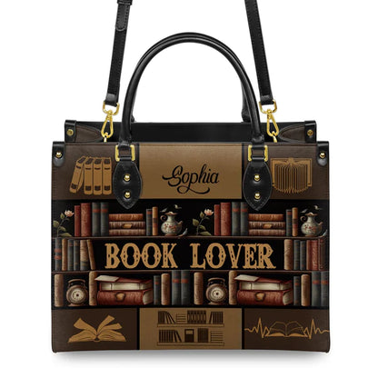 Christianartbag Handbags, Book Lover, Handbag Design, Monogram Leather Handbag, Gifts for Women, CABLTB07271223. - Christian Art Bag