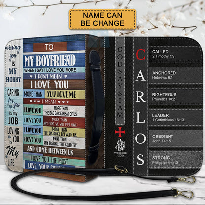 Personalized Bible Cover with Acrostic Name Verse – Custom Faith Gift for [Relationship] – CHRISTIANARTBAG CAB01042026