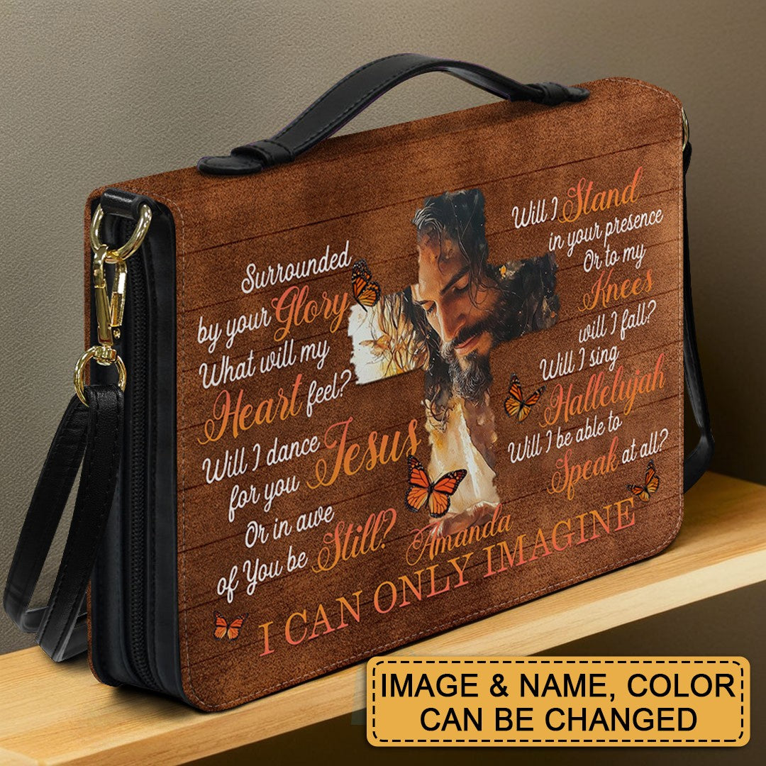 CHRISTIANARTBAG Bible Cover - I Can Only Imagine – Custom Name, Image, Color - Personalized Bible Cover  – CHRISTIANARTBAG Gift for Christians