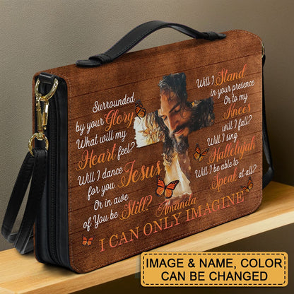 CHRISTIANARTBAG Bible Cover - I Can Only Imagine – Custom Name, Image, Color - Personalized Bible Cover  – CHRISTIANARTBAG Gift for Christians