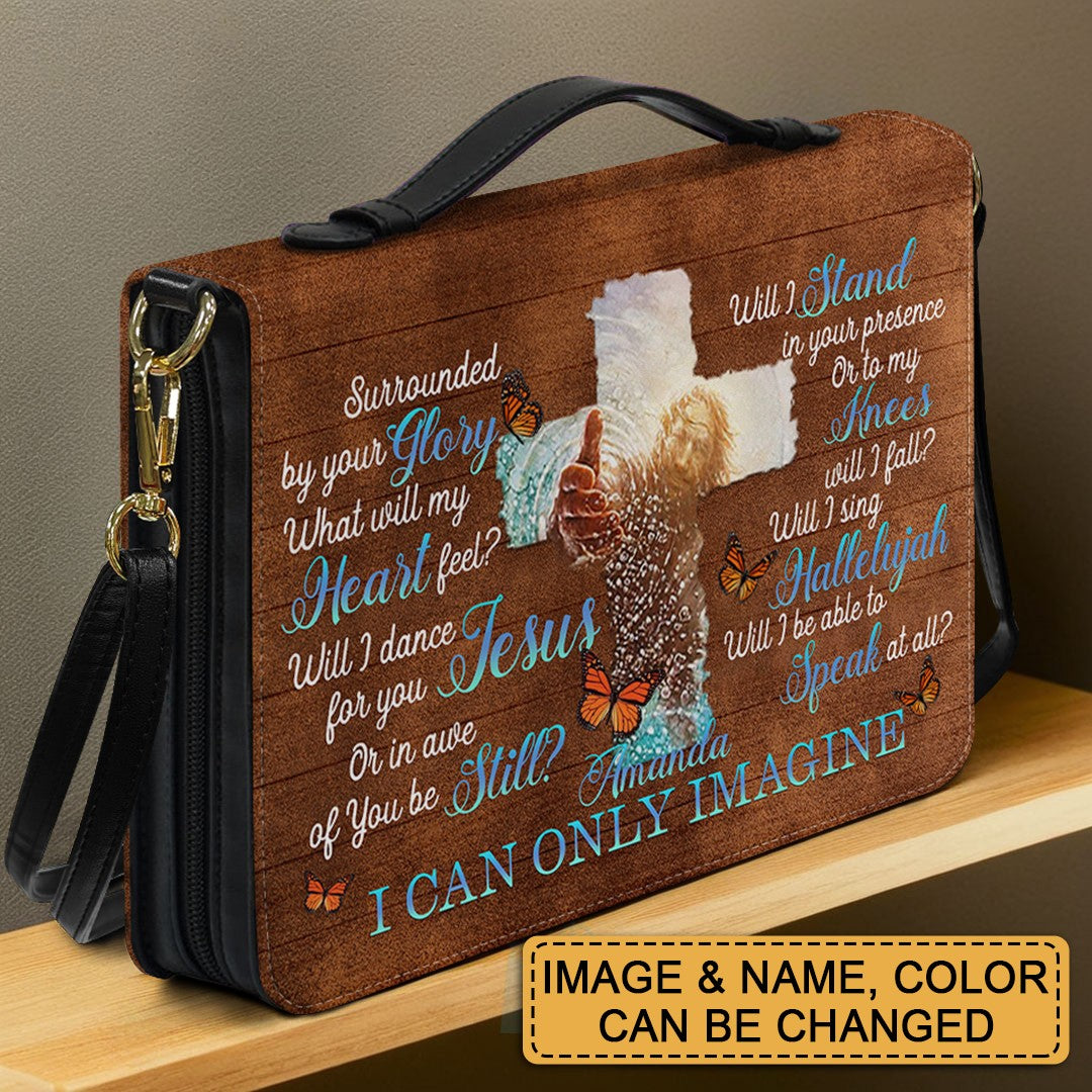 CHRISTIANARTBAG Bible Cover - I Can Only Imagine – Custom Name, Image, Color - Personalized Bible Cover  – CHRISTIANARTBAG Gift for Christians
