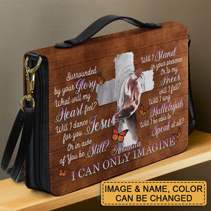 CHRISTIANARTBAG Bible Cover - I Can Only Imagine – Custom Name, Image, Color - Personalized Bible Cover  – CHRISTIANARTBAG Gift for Christians