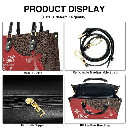 Personalized Christian Leather Handbag with Custom Bible Verse – Leopard Print Faith Purse Gift for Women by CHRISTIANARTBAG