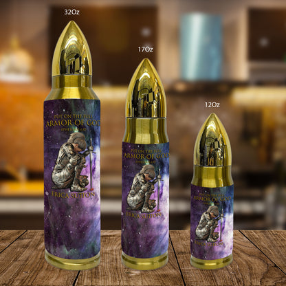 Christianartbag Drinkware, Put On The Full Armor Of God Personalized Bullet Tumbler, Personalized Bullet Tumbler, Armor Of GOD Bullet Tumbler, Christmas Gift, CAB06280823