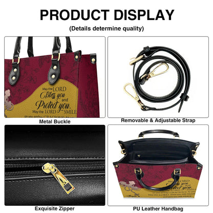 Custom Christian Leather Handbag – Personalized Name, Color & Bible Verse | CHRISTIANARTBAG