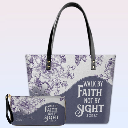 Buy 1 Personalized Christian Leather Tote Bag, Get 1 Free Clutch – Limited 7 Days Offer!