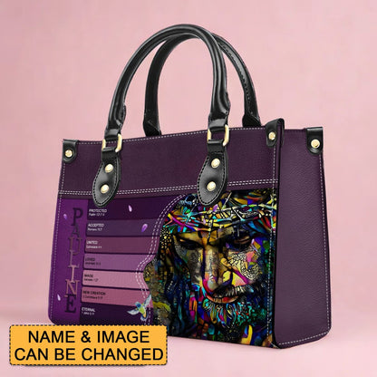 Christianartbag Handbags- Uncover the sacred meaning of your name - Personalized Leather Handbag - CABLTB0113225