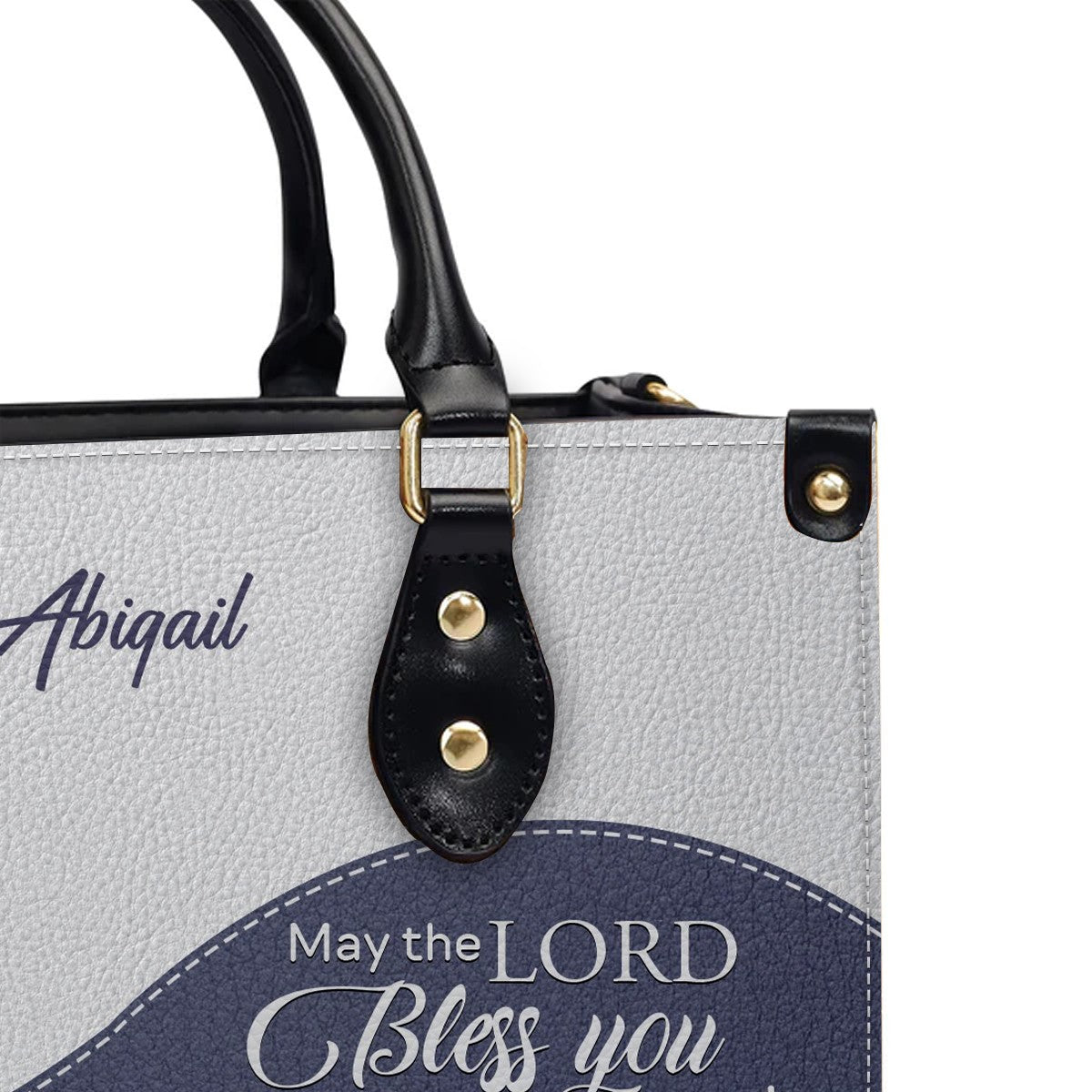 Christian Personalized Leather Handbag for Women – Custom Name & Scripture | CHRISTIANARTBAG