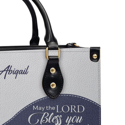 Christian Personalized Leather Handbag for Women – Custom Name & Scripture | CHRISTIANARTBAG