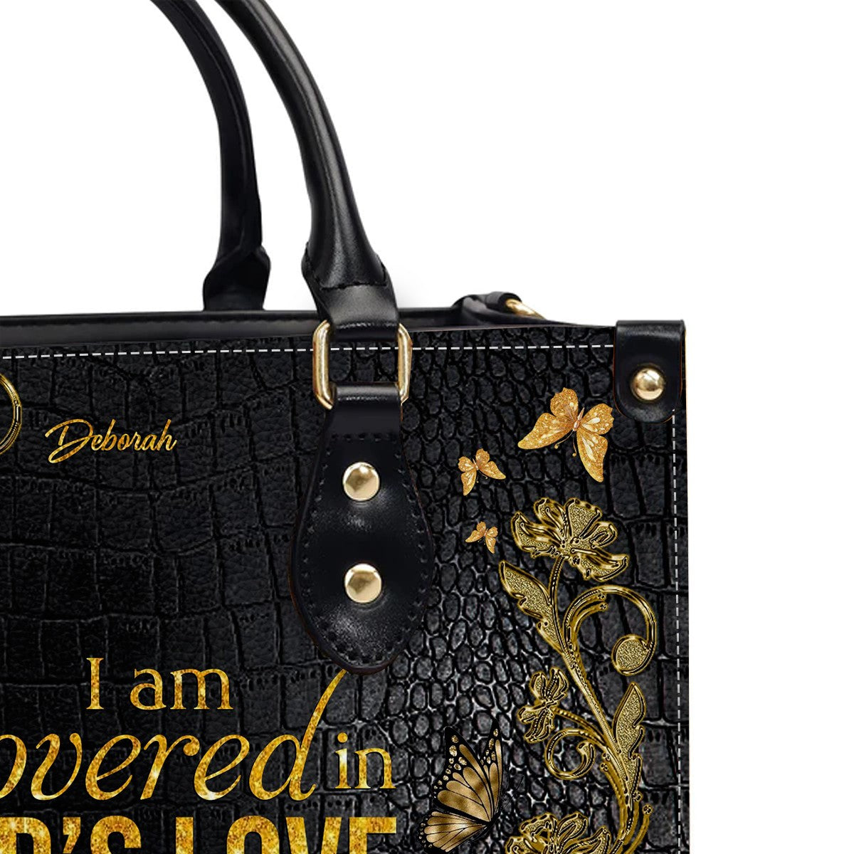 CHRISTIANARTBAG Handbags - Christian Affirmation Leather Handbag for Women – Faith-Based Bible Verse Purse – Inspirational Gift for Moms - CABLTB01062125