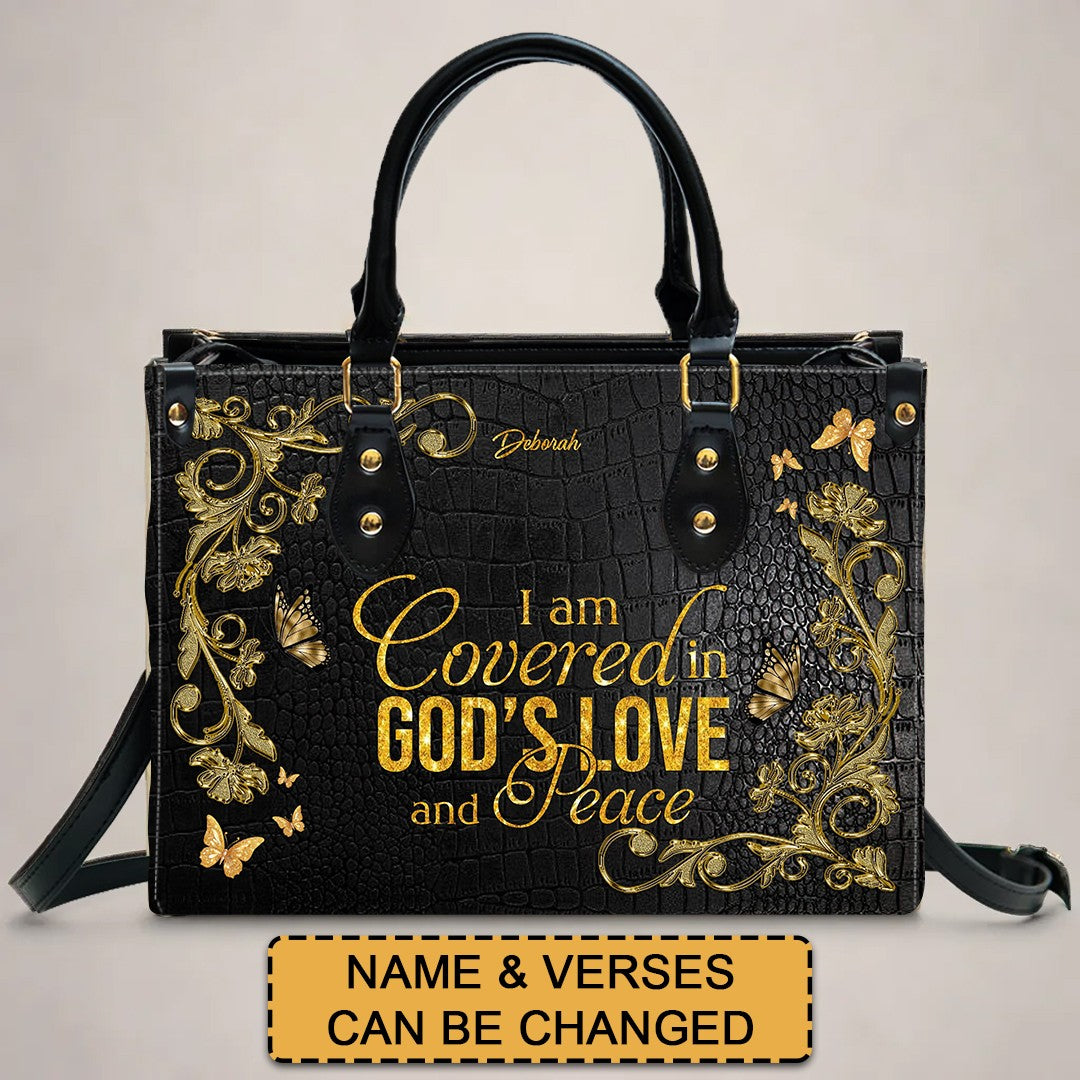 CHRISTIANARTBAG Handbags - Christian Affirmation Leather Handbag for Women – Faith-Based Bible Verse Purse – Inspirational Gift for Moms - CABLTB01062125