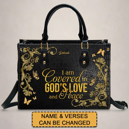 CHRISTIANARTBAG Handbags - Christian Affirmation Leather Handbag for Women – Faith-Based Bible Verse Purse – Inspirational Gift for Moms - CABLTB01062125