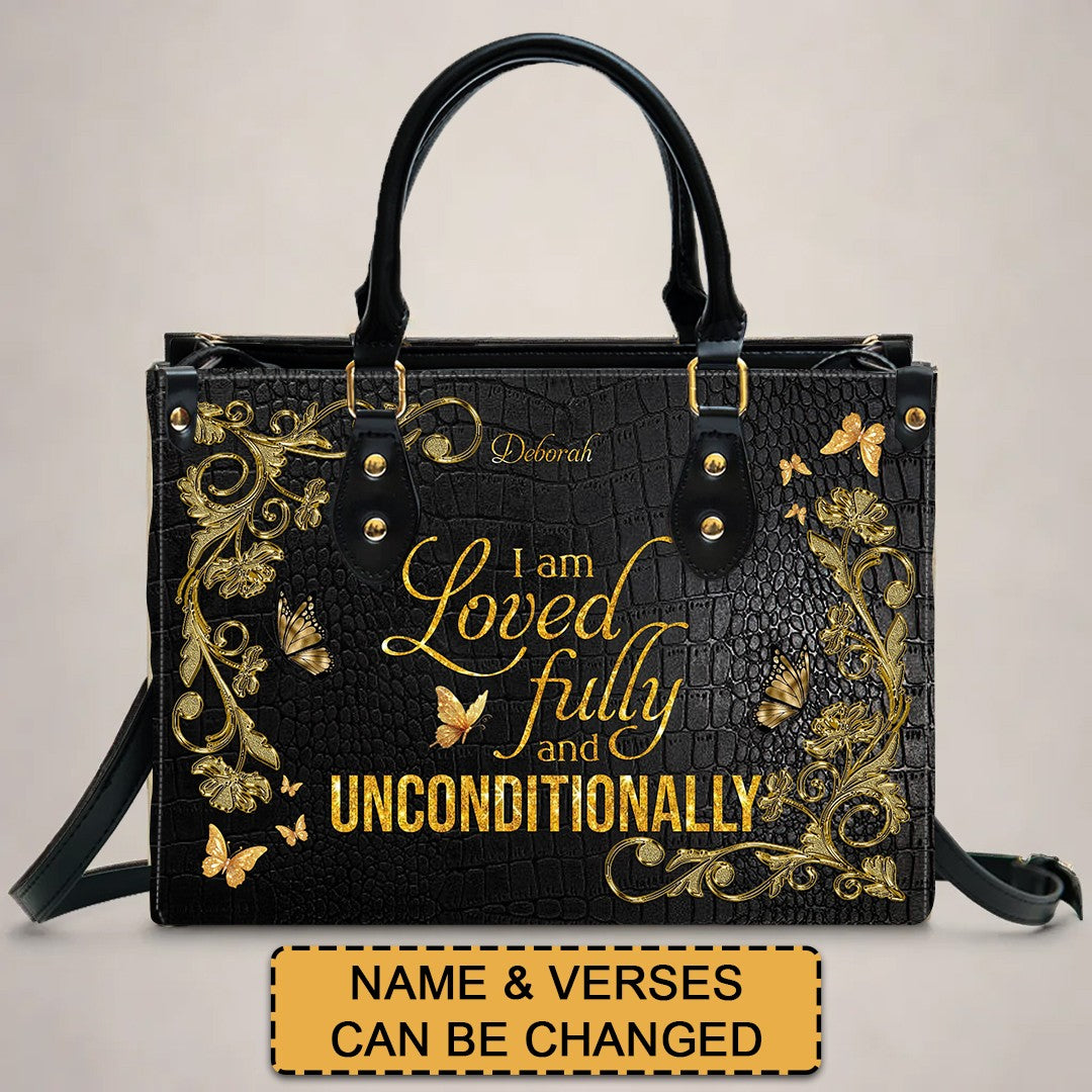 CHRISTIANARTBAG Handbags - Christian Affirmation Leather Handbag for Women – Faith-Based Bible Verse Purse – Inspirational Gift for Moms - CABLTB01062125