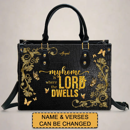 CHRISTIANARTBAG Handbags - Christian Affirmation Leather Handbag for Women – Faith-Based Bible Verse Purse – Inspirational Gift for Moms - CABLTB01062125