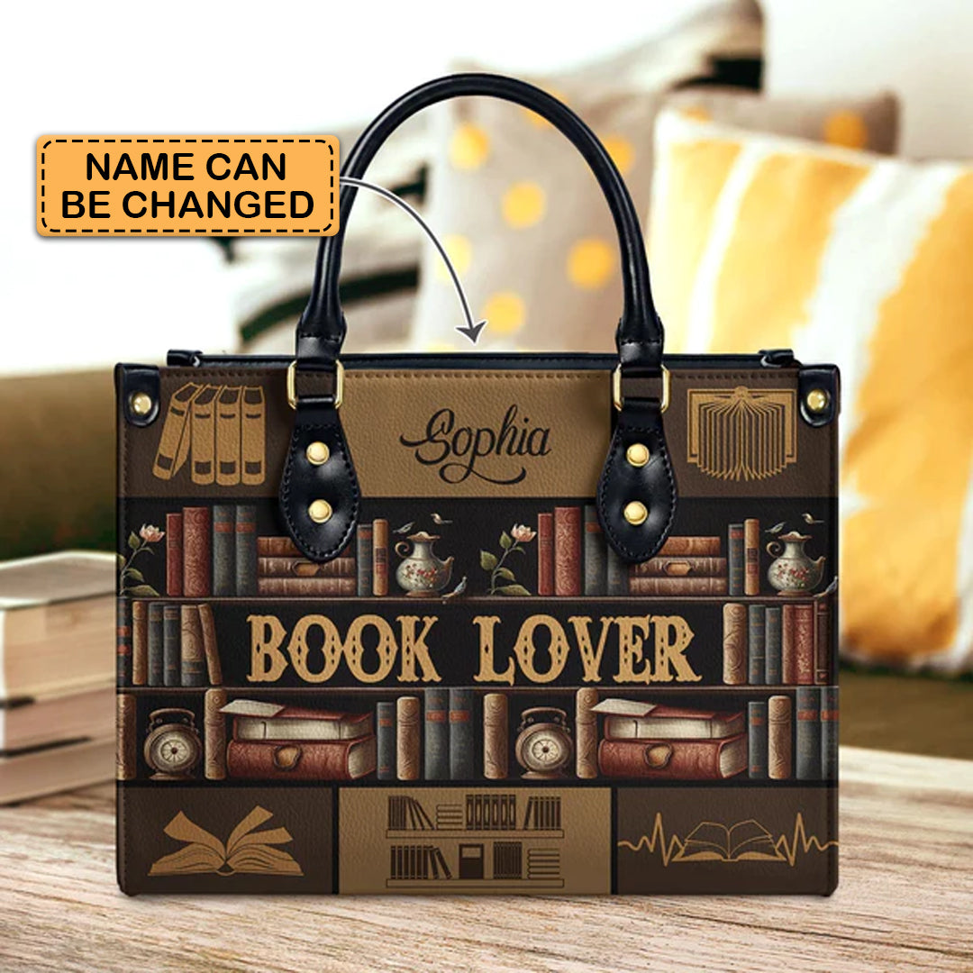 Christianartbag Handbags, Book Lover, Handbag Design, Monogram Leather Handbag, Gifts for Women, CABLTB07271223. - Christian Art Bag