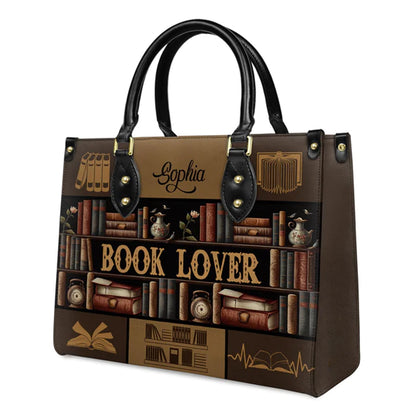 Christianartbag Handbags, Book Lover, Handbag Design, Monogram Leather Handbag, Gifts for Women, CABLTB07271223. - Christian Art Bag