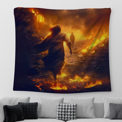 Christianartbag Tapestry, Jesus Christ Tapestry Wall Art, Tapestry Wall Hanging, Christian Wall Art, Tapestries, CABTP01070923. - Christian Art Bag