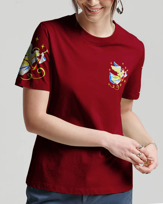 Christianartbag 3D T-Shirt For Women, Joy Christmas Women's All Over Print Shirt Women's All Over Print Shirt, Christian Shirt, Faithful Fashion, 3D Printed Shirts for Christian Women - Christian Art Bag