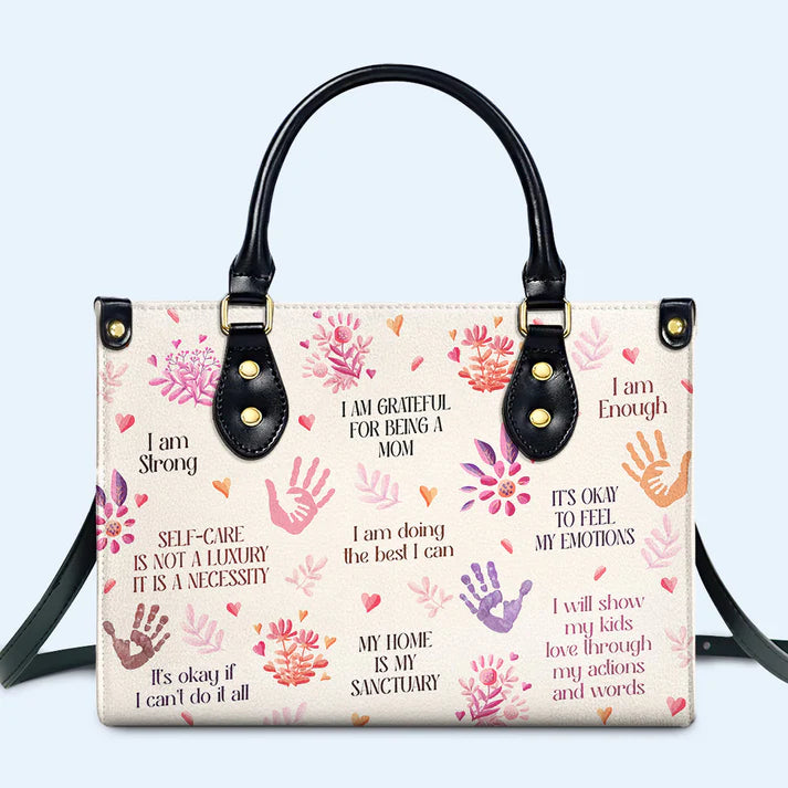 CHRISTIANARTBAG - Empowerment Elegance Tote - Personalized Leather Handbag - CABLTHB01310324.