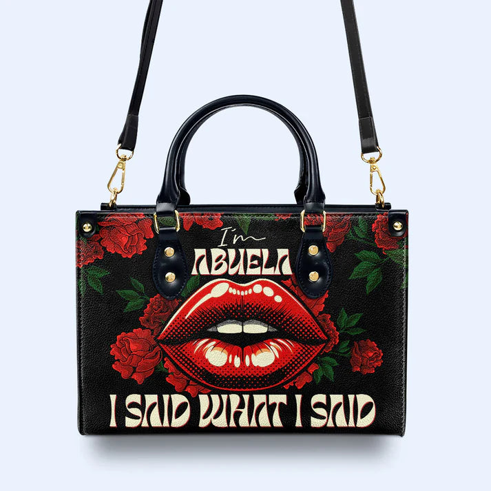 CHRISTIANARTBAG 'La Abuela' Bold Statement Leather Handbag - CABLTHB17300324.