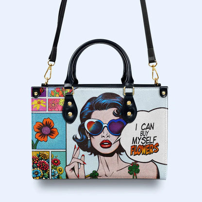 CHRISTIANARTBAG 'Independent Spirit' Personalized Pop Art Leather Handbag - CABLTHB16300324.