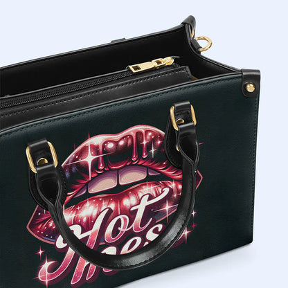 CHRISTIANARTBAG 'Sassy Hot Mess' Custom Text Leather Handbag - CABLTHB18300324.