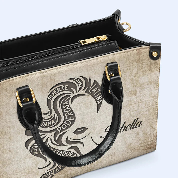 CHRISTIANARTBAG 'Empowered Woman' Personalized Vintage Leather Handbag - CABLTHB15300324.