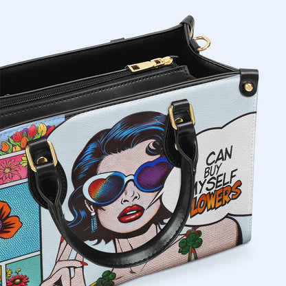 CHRISTIANARTBAG 'Independent Spirit' Personalized Pop Art Leather Handbag - CABLTHB16300324.