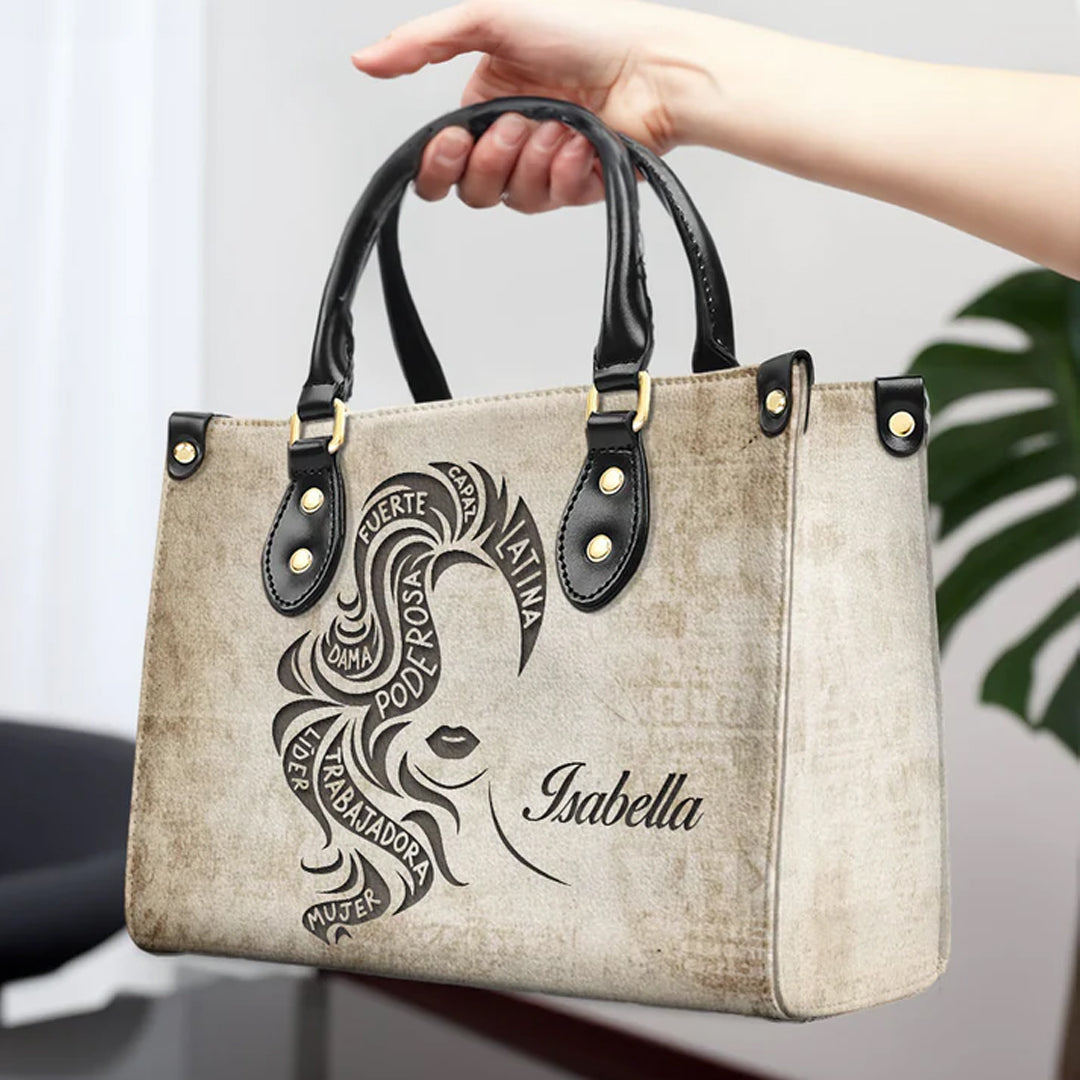 CHRISTIANARTBAG 'Empowered Woman' Personalized Vintage Leather Handbag - CABLTHB15300324.