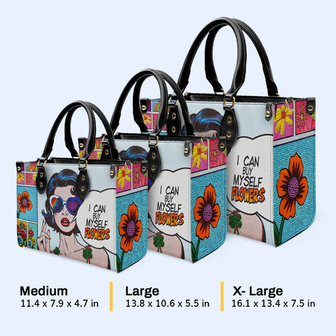 CHRISTIANARTBAG 'Independent Spirit' Personalized Pop Art Leather Handbag - CABLTHB16300324.